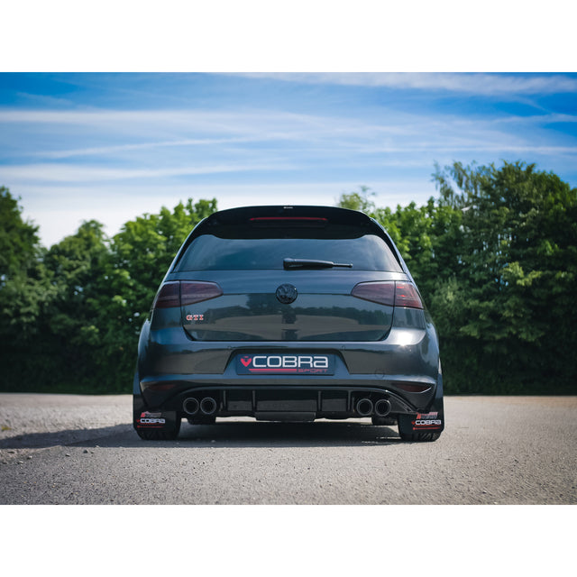 Quad Exit VW Golf GTI (Mk7) (12-17) Rear Panel Diffuser by Rieger