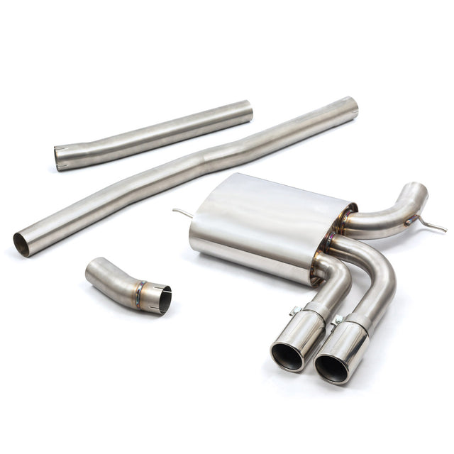 Mini Cooper S F56 Euro Non Resonated Cat Back Back Cobra Exhaust 