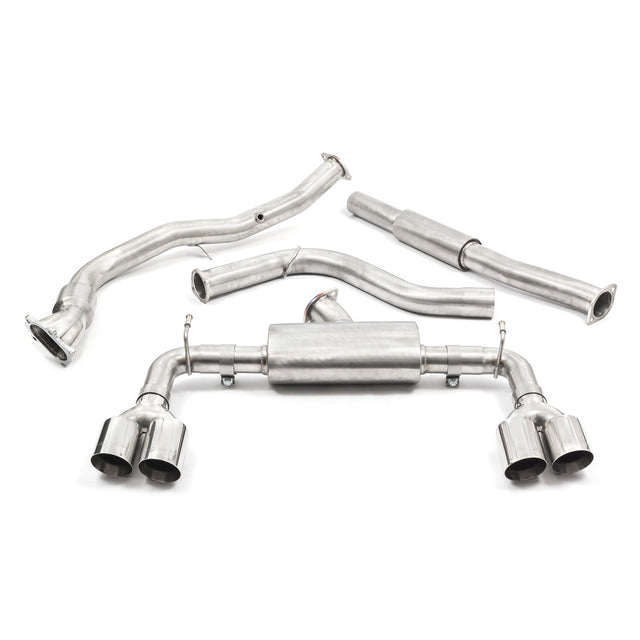 Subaru STI Turbo Back Sports Cat Resonated Exhaust SU76a