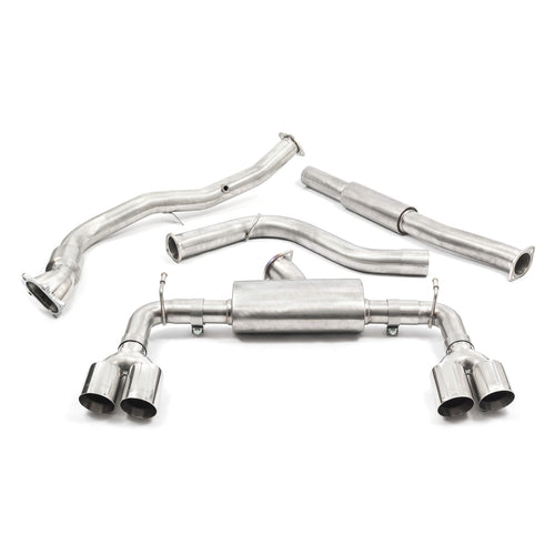 Subaru STI Turbo Back Sports Cat Resonated Exhaust SU76a
