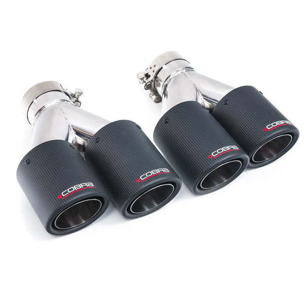Carbon Fibre Tailpipe Upgrade for Cobra Sport's Audi S3 (8V ...