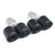 Pair of 4" Twin Inward Rolled Carbon Fibre Tips TP116-CF-2