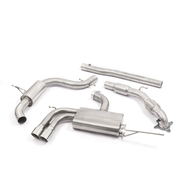 VW Golf GTI Mk5 Resonated Turbo Back Cobra Sport Performance Exhaust with Sports Cat - VW22a