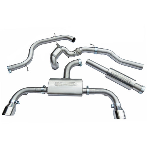 VW Golf GTI MK7 Sport Cat Res Turbo Back Sports Exhaust