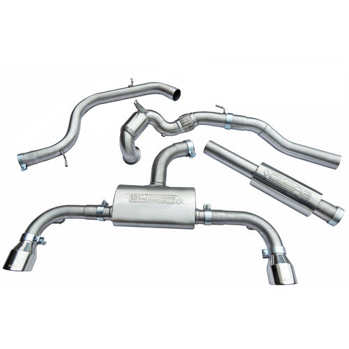 VW Golf GTI MK7 Sport Cat Res Turbo Back Sports Exhaust