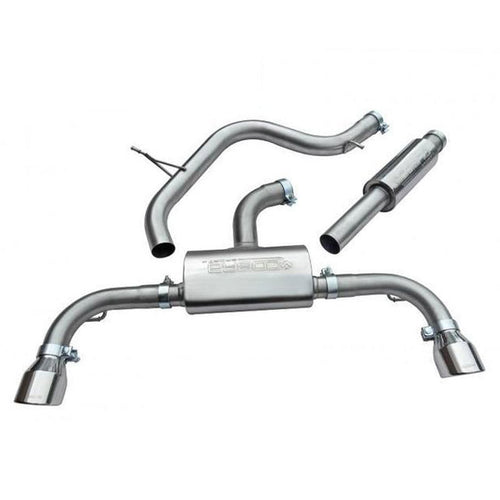 vw golf gti mk7 cat back resonated performance cobra sport exhaust