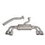 VW Golf R Mk7.5 Non Valved Non Resonated Cat Back Sports Exhaust
