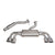 VW Golf R Mk7.5 Non Valved Resonated Cat Back Sports Exhaust