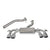 VW Golf R Mk7.5 Valved Non Resonated Cat Back Sports Exhaust