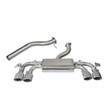 VW Golf R Mk7.5 Valved Non Resonated Cat Back Sports Exhaust