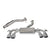 VW Golf R Mk7.5 Valved Resonated Cat Back Sports Exhaust