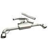 VW Scirocco R Resonated Cat Back Performance Exhaust