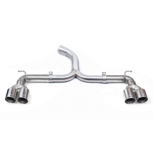 VW Golf GTI Mk7 Quad Exit (4 Tips) Axle Back Performance Exhaust by Cobra Spott