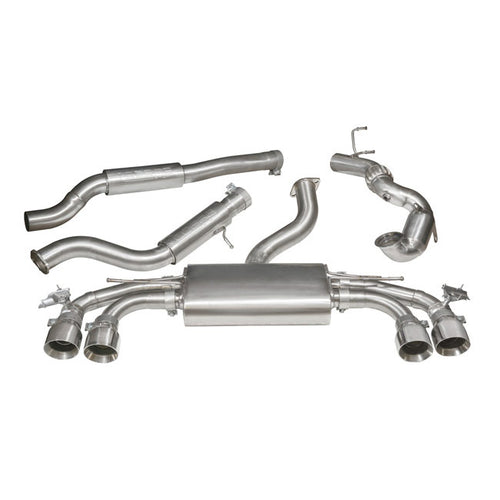 Audi TTS (MK3) Resonated Turbo Back Performance Exhaust with Sports Cat