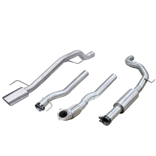 Vauxhall Corsa E 1.0 Turbo Venom Rear Box Delete Cat Back Performance Exhaust VZ28