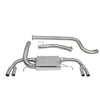 Vauxhall Astra J VXR Non Resonated Cat Back Sports Exhaust VX23