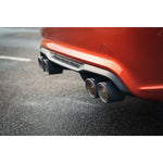 Pair of 4" Twin Inward Rolled Carbon Fibre Tips TP116-CF-2