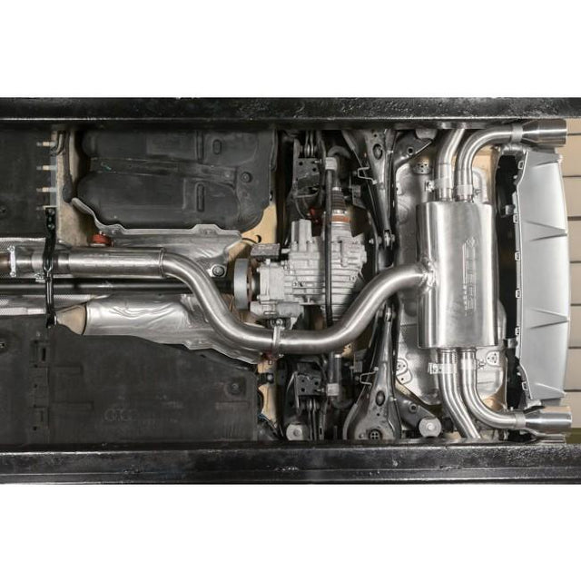 Audi TTS (MK3) Resonated Turbo Back Performance Exhaust with Sports Cat
