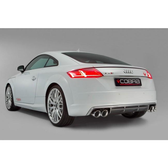 Audi TTS (MK3) Resonated Turbo Back Performance Exhaust with Sports Cat