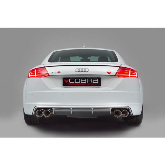Audi TTS (MK3) Resonated Turbo Back Performance Exhaust with Sports Cat