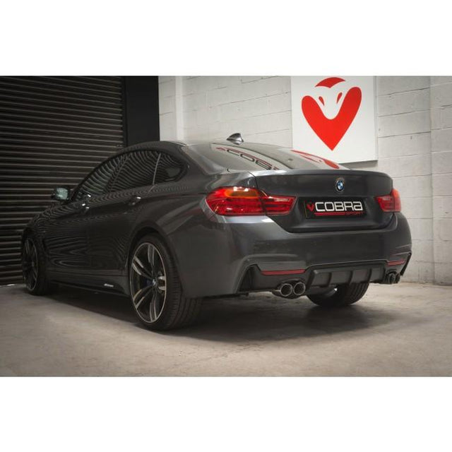 BMW 430D F36 Quad Tailpipe Exhaust Conversion by Cobra Sport