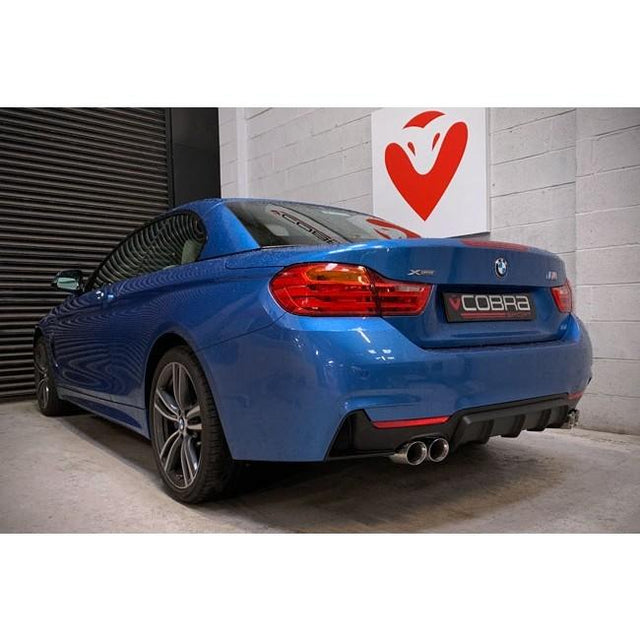 BMW 430D F33 Quad Tailpipe Exhaust Conversion by Cobra Sport