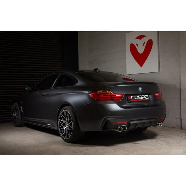 BMW 430D Quad Tailpipe Exhaust Conversion by Cobra Sport