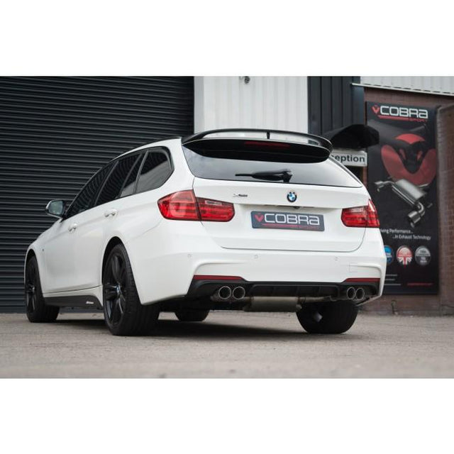 BMW 335D F31 Touring Quad Exit Cobra Exhaust - BM107