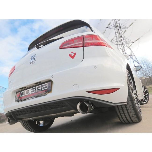 VW Golf GTD Mk7 Sports Exhaust Fitted