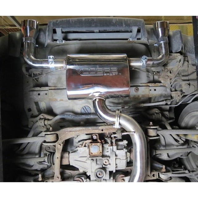Example of Evo X Exhaust Fitted