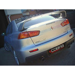 Example of Evo X Exhaust Fitted