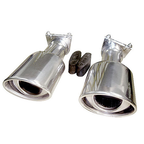 Range Rover Sport upgraded Oval Tailpipe Tips by Cobra Exhaust