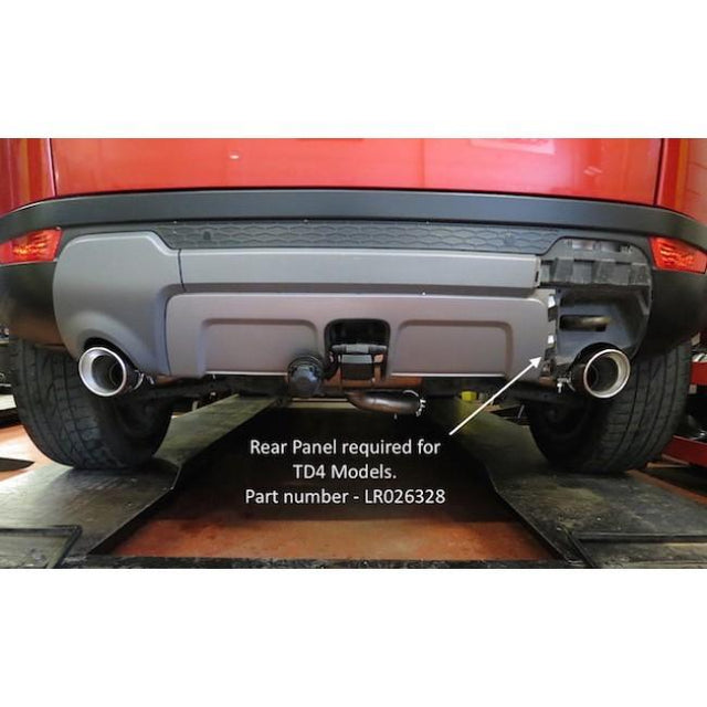 Range Rover Evoque Exhaust Fitted
