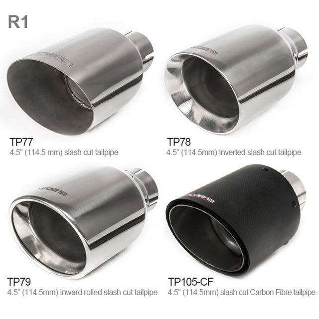 VW Golf Mk8 GTI Tailpipe Tip Options - Cobra Sport Exhausts