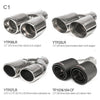 Audi S3 8V Sportback Tailpipe Options - Group C1