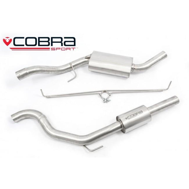 Vauxhall Corsa D VXR 2.5" Resonated Cat Back Cobra Exhaust  - VX16