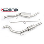 Vauxhall Corsa D VXR 2.5" Resonated Cat Back Cobra Exhaust  - VX16