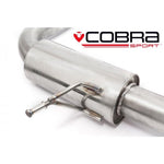 VW Golf GTI Mk5 Resonated Cobra Sport Cat Back Performance Exhaust - Resonated Section