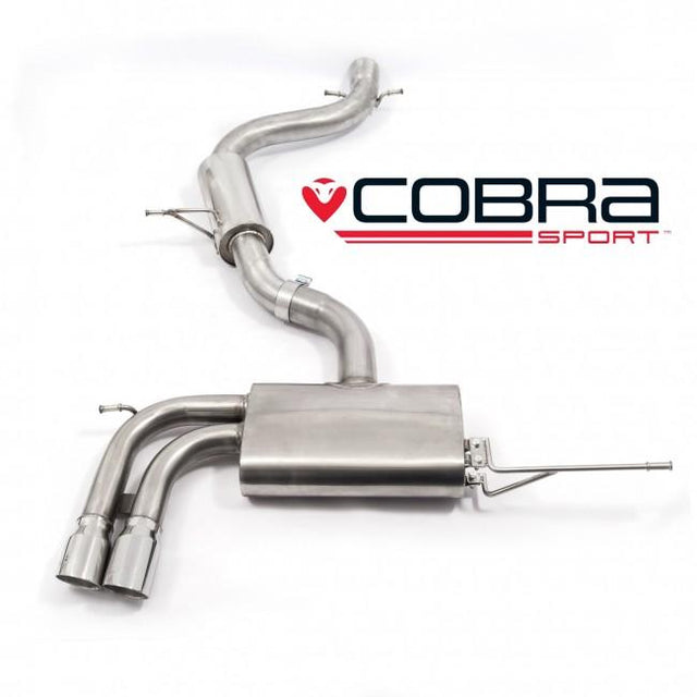 VW Golf GTI Mk5 Resonated Cobra Sport Cat Back Performance Exhaust