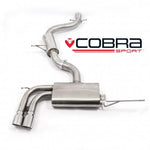 VW Golf GTI Mk5 Resonated Cobra Sport Cat Back Performance Exhaust