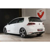 VW Golf R Mk7 Sports Exhaust With Round Tailpipes Fitted
