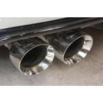 VW Golf R Mk7 Sports Exhaust With Round Tailpipes Fitted