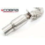 VW Golf R Mk6 Turbo Back Cobra Exhaust - High Flow Sports Catalyst