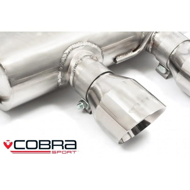 VW Golf R Mk6 Resonated Cat Back Cobra Exhaust - TP38