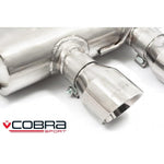 VW Golf R Mk6 Resonated Cat Back Cobra Exhaust - TP38