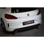 VW Scirocco R Venom Turbo Back Exhaust with Sports Cat