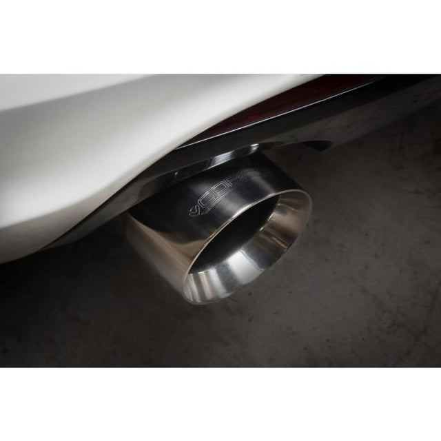 VW Scirocco R Resonated Turbo Back Exhaust with Sports Cat