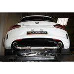 VW Scirocco R Resonated Turbo Back Exhaust with Sports Cat