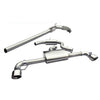 VW Scirocco R Resonated Turbo Back Exhaust with Sports Cat - VW78a